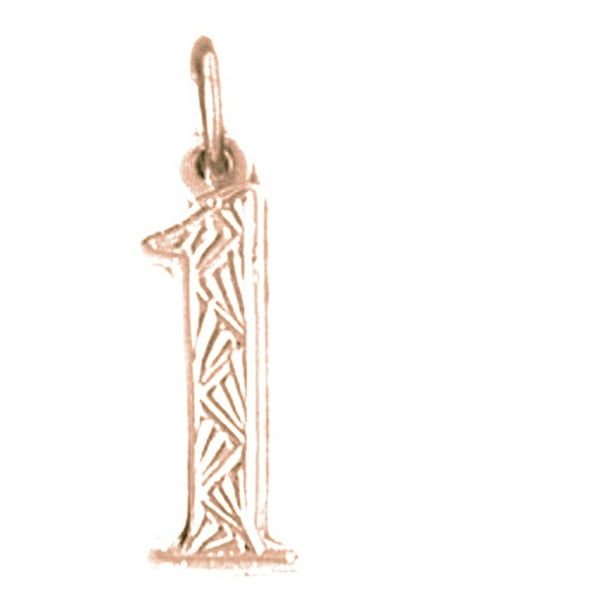 Jewels Obsession #1 Godmother Charm Pendant 14K White Gold #1 Godmother Pendant 19 mm Jewels Obsession #1 Godmother Charm Pendant 14K White Gold #1 Godmother Pendant 19 mm